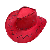 Hat for Men and Women Outdoor Use Large Brim Water Droplet Sunscreen Hat American Style Western Cowboy Hat Couple Jazz Top Hat