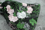 New Wide Headband for Women Ethnic Embroidery Flower Mesh Wide Edge Headbands Hibiscus Mutabilis Lace Bandaba Turban Headwear