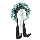 Women Big Size  Satin Cap for Sleeping Hat Night Sleep Cap Hair Care Silk Bonet Stain Hair Cap for Women Curly Springy Hair