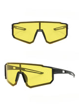 New Style Wrap-around Fashion Sports Glasses For Men And Women,Mirrored,Reflective Lenses,Outdoor Activities Like Cycling,Skiing