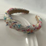 Woven Plaid Fabric Colorful Tweed Hairband High Quality Headband Spring Summer 2023 Accessories Casual Fashion Headwear