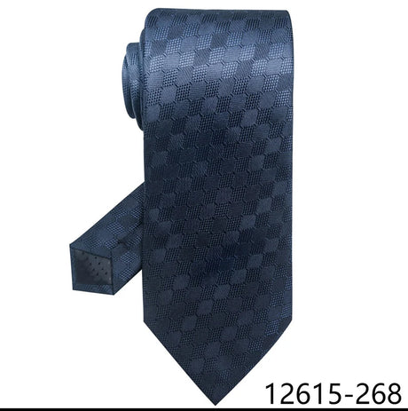 100% Silk Brand Purple Tie Men Necktie High Quality Mix Colors Silk 7.5 cm Gravatas Accessories Wedding April Fool's Day