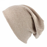 Unisex Men Women Beanie Cotton Night Sleep Cap Bonnet Chemo Hat Headwear Turban Baggy Hair Care Nightcap Pullover Hat Solid Colo