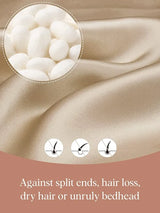 100% Mulberry Silk Sleep Cap for Long & Curly Hair Nightcap with Adjustable Hair Wrap for Woman
