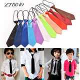 1Pcs Boy Fashion Classic Tie Classic Kid Suit Boy Baby Adjustable Bowtie Red Black White Chlidren Bow Tie Necktie 11 Solid Color