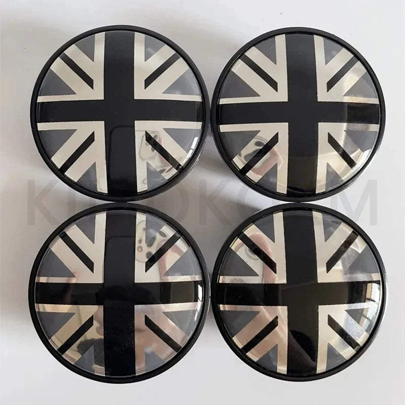 Car Hub Center Cover 4Pcs 52mm 54mm Car Wheel Center Cover Sticker Accessories For Mini Cooper S Jcw One R55 R56 R60 R61 F54