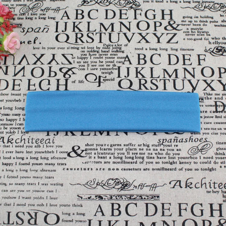 Fashion Sports Headbands for Women Solid Elastic Hair Bands Running Fitness Yoga Hair Bands Stretch Makeup Hair Accessories Hot