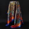 90*90cm Silk Scarf Women Print Hair Neck Square Office Ladies Shawl Bandanna Muslim Hijab Handkerchief Muffler Foulard female