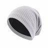 Unisex Men Women Beanie Cotton Night Sleep Cap Bonnet Chemo Hat Headwear Turban Baggy Hair Care Nightcap Pullover Hat Solid Colo