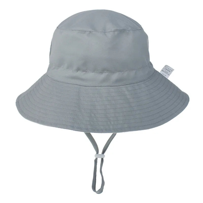 Summer Baby Sun Hat Baby Sun Hat for Girls and Boys Outdoor Anti UV Kids Beach Caps Bucket Cap