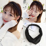 Cross elastic headband chiffon silk headband ladies headband hair accessory sports face wash