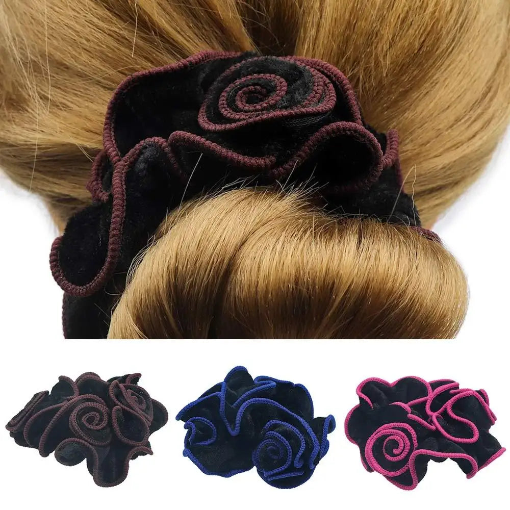 Headbands New Accessories Flower Hairclips Scrunchies Hair Rope Hair Ring Velvet Elastic
