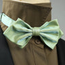 4 Styles Solid Color Black White Wine Bow Ties New Ribbon Gilded Butterfly Double Layered Wedding Party Bowknot Tuxedo Cravat