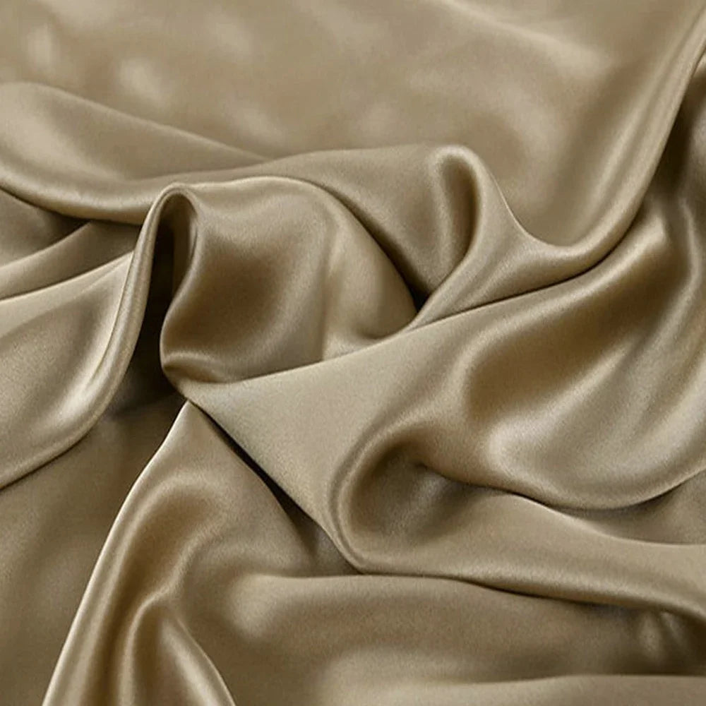 19 Momme Width 114cm 100% Pure Natural Mulberry Silk Fabric Make Clothing/Pillowcase/Eye Mask/Nightcap/Bedding/Pajamas Fabric