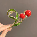 New Tulip Hair Claw Flower grace Shark Clip Headdress Vintage Ponytail Claw Clip Trendy sweet HAIR CLIP FOR GIRL Hair Jewelry