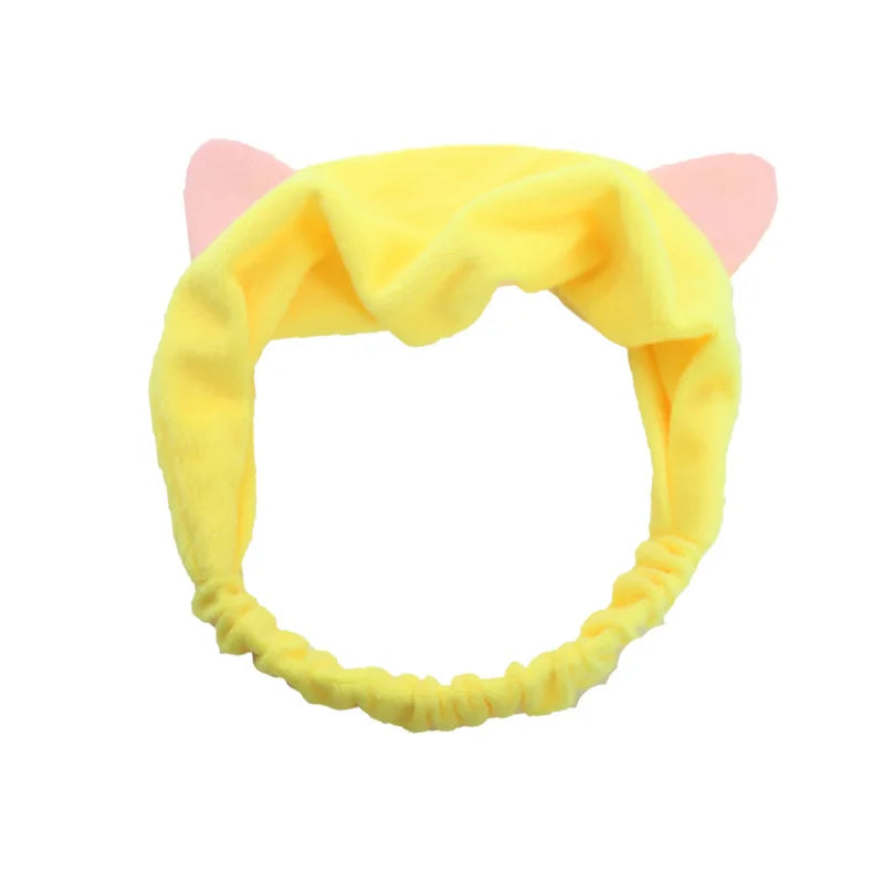 Headband For Washing Wash Face Rabbit makeup Hairbands Girls Elastic Holder Hair Strap Bands Ears Turban Hair Accessories