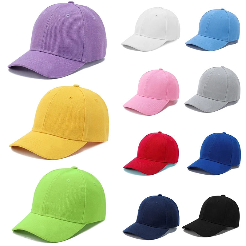 Verstelbare Students Effen Kleur Shading Hip Hop Unisex Baseball Cap Zon Bescherming Lente Zomer Ademend Buitenreizen Kids Hats