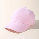 Kids Snap Back Baseball Cap Solid Color Spring Summer Hip Hop Boy Hats Sun Caps Adjustable Breathable Outdoor Travel Kids Hats