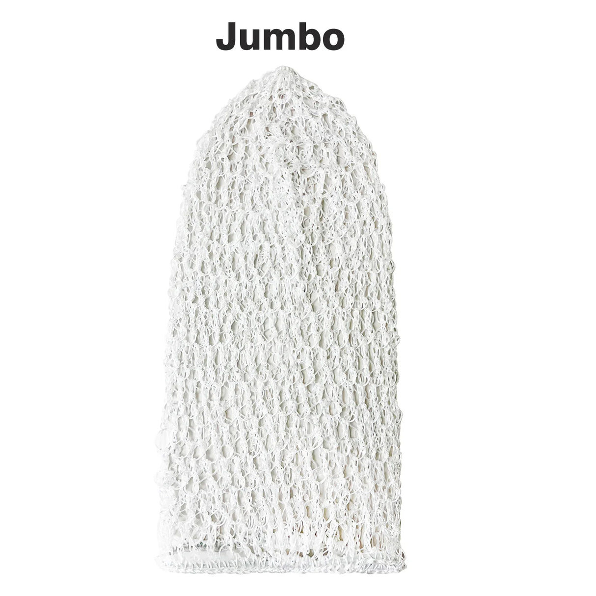 Fashion Women Crochet Hair Snood With Elastic Edge Long Hair Net Mesh Sleeping Nightcap Turban Headwear Hair Net