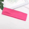 Elastic Cotton HairBand Fashion Headbands for Women Men Solid Running Fitness Yoga Hair Bands Stretch Makeup Hair Accessories