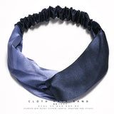 Cross elastic headband chiffon silk headband ladies headband hair accessory sports face wash