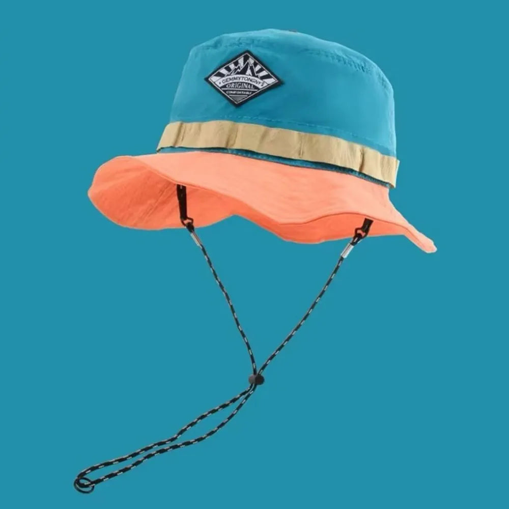 Mountaineering Quick-drying Fisherman Hat Visor Sunscreen Bucket Hat Anti-UV Waterproof Sun Hat Women