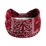 Boho Headbands For Women Fashion Stretch Wide Hair Bands Knoted Turban Yoga Sweatband Elastic Head Bands Stylish Wrap Headbands