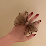 Elegant diamond bow headband | High elastic headband hair accessories | Fashion casual fashion accessories, ideal gift for girls