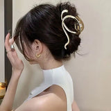 2023 New Fashion Metal Geometric Hair Claw Clip Trendy Hair Clips Hair Clamps Hairpins Party Hair Accessories For Women Headwear