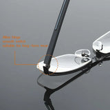 Titanium Alloy Frame Presbyopic Glasses Women Far Sight Eyeglasses Finished Optical Business Reading Eyewear Diopter +1.0 TO+4.0