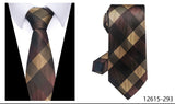 100% Silk Brand Purple Tie Men Necktie High Quality Mix Colors Silk 7.5 cm Gravatas Accessories Wedding April Fool's Day
