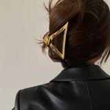 2023 New Fashion Metal Geometric Hair Claw Clip Trendy Hair Clips Hair Clamps Hairpins Party Hair Accessories For Women Headwear