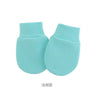 Newborn Baby Hat with Gloves Autumn Winter Warm Cotton Kids Beanies Stuff Children Accessories Infant Nightcap 0-6 Months Babies