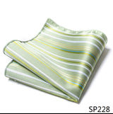 Vangise Brand Newest style  Silk Hanky Man Floral Gray Fit Business lover's day Pocket Square Handkerchiefs