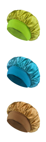 Soft Shower Caps Soft Silk Night Caps Hair Care Bonnet Nightcap for Women Beauty Salon Hair Care Hats Bathroom Products