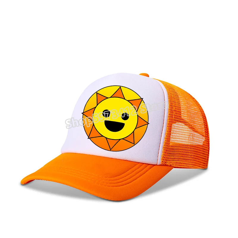Sprunki Kids Baseball Caps Boys Casuals Hat Game Incredibox Children Sports Sun Hat Adjustable Peaked Cap Bonnet Birthday Gifts