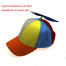 Bamboo Dragonfly Rainbow Sun Cap Funny Adventure Dad Hat Snapback Hat Helicopter Propeller Design for Kids Boys Girls Adult