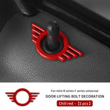 For Mini Cooper S JCW F54 F55 F56 F60 R55 R56 R60 Countryman Metal Car Door Lock Pin Wing Emblem Badge Decal