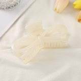 13cm Large Hair Clip For Thick Hair Claws Crab Girls Curly Transparent Coffee Hairpin Clamps Women Korean Ponytail Accessories
