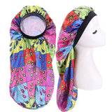 Unisex Elastic Bonnet Long Hair Sock Dreadlock Braids Cap Sleep Hats Head Wrap Turban Night Cap Hair Care Nightcap for Women Men