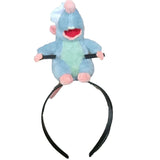 5PCS Headband Cartoon Mouse Hairband New Cartoon Plush Doll Headband French Wide-brim Hairpin Photo Headwear Creative Girl Gift
