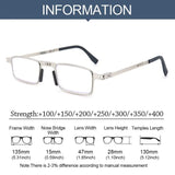 Blue Ray Blocking Anti-Blue Light Reading Glasses Portable With Glasses Bag Hyperopia Glasses Eye Protection Folding