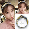 Cross elastic headband chiffon silk headband ladies headband hair accessory sports face wash