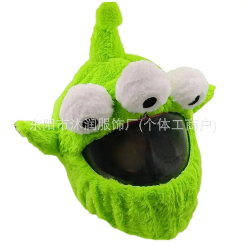 Festival Cartoon Hat Cap Motorcycle Helmet Cover Innovative Bicycle Helmet Cover Outdoor Fun Personalized Christmas Demon Devil