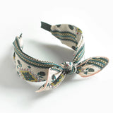 Women Hairbands Wide Female boho ties headband accessories Bow Hair Hoops Headwear Floral Hair Accessories Girl Head Band Lady