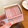 Nylon Rubber High Elastic Hair Bands Hair Ties Women Girls Candy Basic Ponytail Holder Scrunchies Gum Ropes Hair Accessories Set