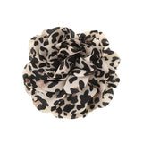 New Leopard Print Big Flower Women's Hair Claws Vintage Hairpin Simple Barrette Ponytail Hair Clamps Hair Accessories for Women