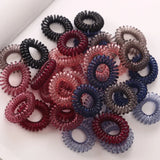 10Pcs/Lot Elastic Hair Bands Women Small Transparent Hair Ties Gum for Women Ponytail Holder Hairs Ropes Girl Hair Accessories