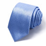 High-quality Wedding Ties For Men Fashion New Style Blue Strip Print Neckties Daily Office Apparel Accessories Gift For Man