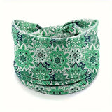 Bohemian Hair Bands in Europe and America, Dotted with Datura Flowers, Elastic and Sweat Absorbent, and Fashionable Headdrdresse